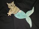 Virginia May Kitty Mermaid Wall Art